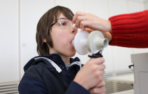 Auch junge Patienten besuchten den 1. Essener Asthmatag.